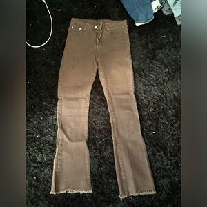 YesStyle Bootcut brown jeans